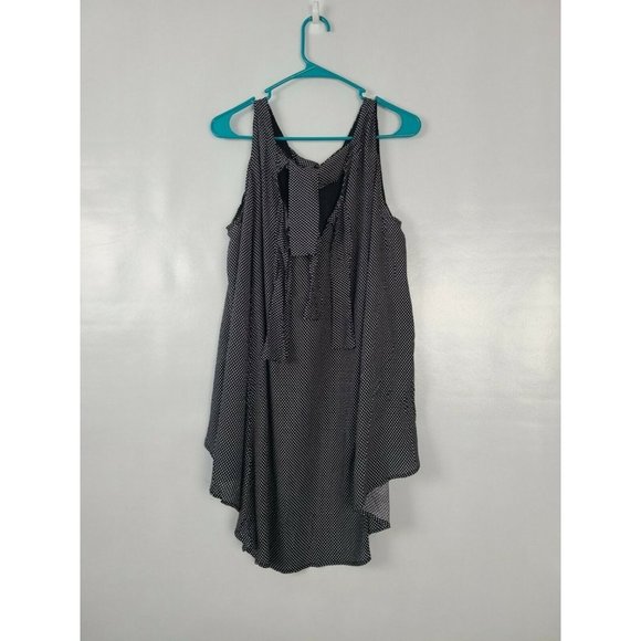 COCO + Carmen Black Tie Hi Low Tunic Size L/XL - Picture 3 of 6